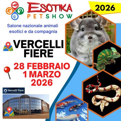 ESOTIKA VERCELLI 2026  SALTAFILA 28 FEBB. 1 MARZO