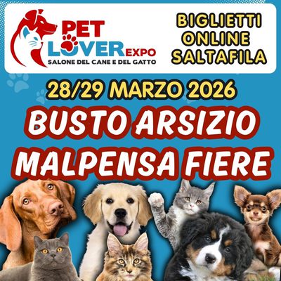 PET LOVER BUSTO ARSIZIO 2026 SALTAFILA
