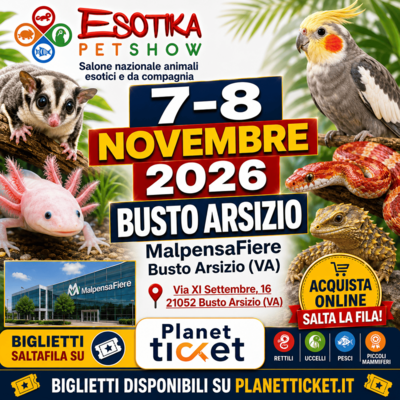 ESOTIKA BUSTO ARSIZIO  2026 SALTAFILA NOVEMBRE