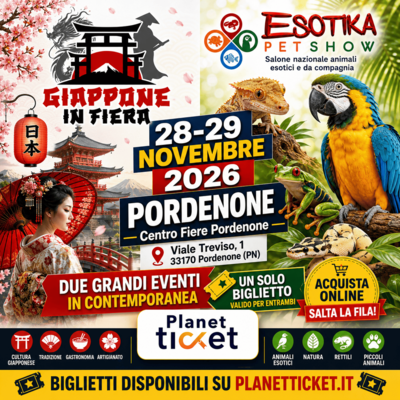 ESOTIKA PORDENONE SALTAFILA NOVEMBRE 2026